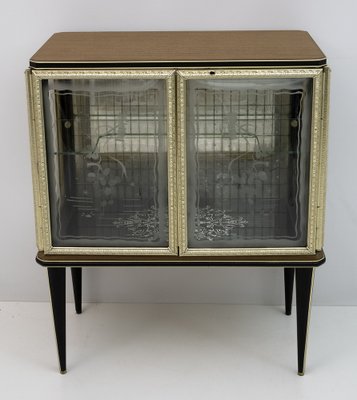 Mid-Century Italian Bar Cabinet by Umberto Mascagni for Harrods London, 1950s-FER-1094671