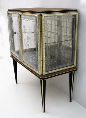 Mid-Century Italian Bar Cabinet by Umberto Mascagni for Harrods London, 1950s-FER-1094671