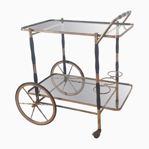 Mid-Century Italian Bar Cart by Cesare Lacca, 1950s-QDP-1387977