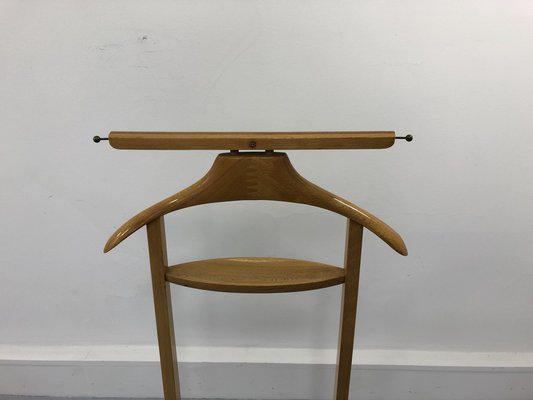 Mid-Century Italian Beech and Brass Suit Rack from Fratelli Reguitti, 1950s-JWH-1194159