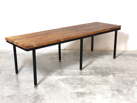 Mid-Century Italian Bench in Teak,1960s-FQG-1720430