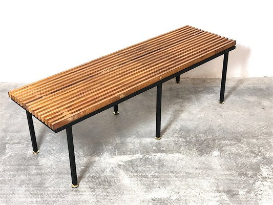 Mid-Century Italian Bench in Teak,1960s-FQG-1720430