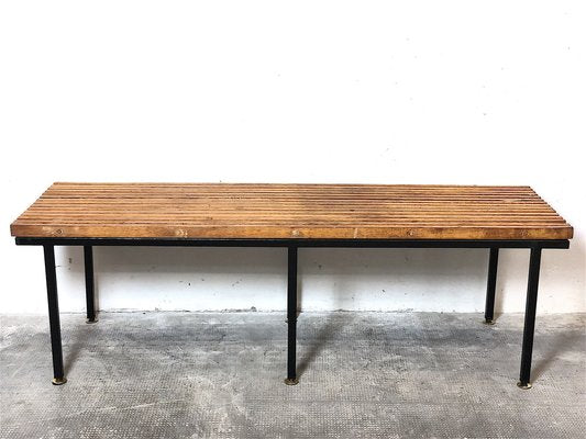 Mid-Century Italian Bench in Teak,1960s-FQG-1720430