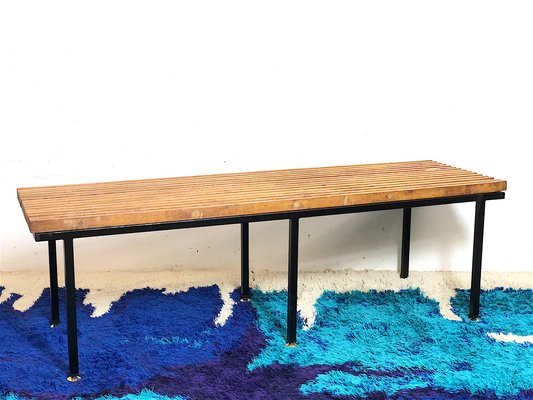 Mid-Century Italian Bench in Teak,1960s-FQG-1720430