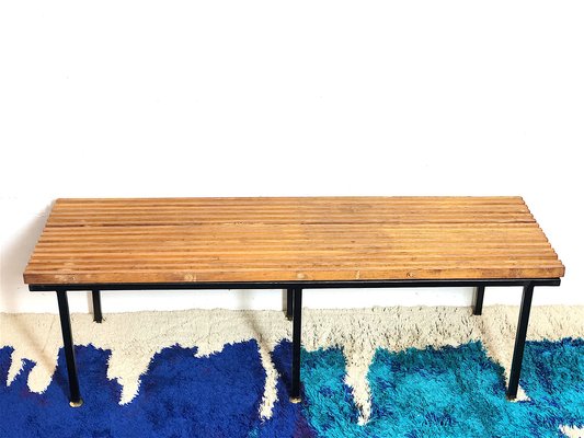 Mid-Century Italian Bench in Teak,1960s-FQG-1720430