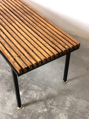 Mid-Century Italian Bench in Teak,1960s-FQG-1720430