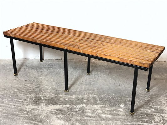 Mid-Century Italian Bench in Teak,1960s-FQG-1720430