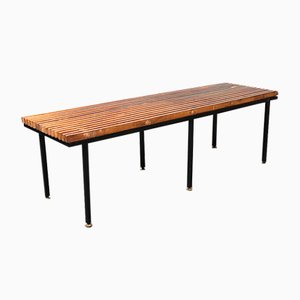 Mid-Century Italian Bench in Teak,1960s-FQG-1720430