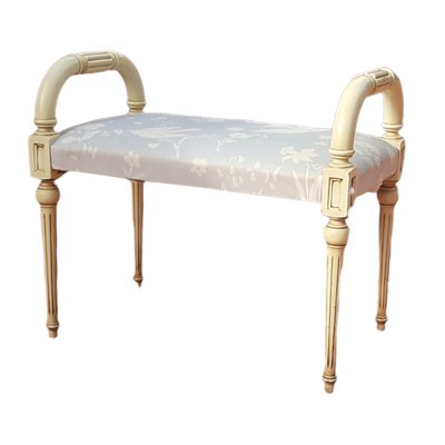 Mid-Century Italian Bench with Birds Motif-TCS-1324136