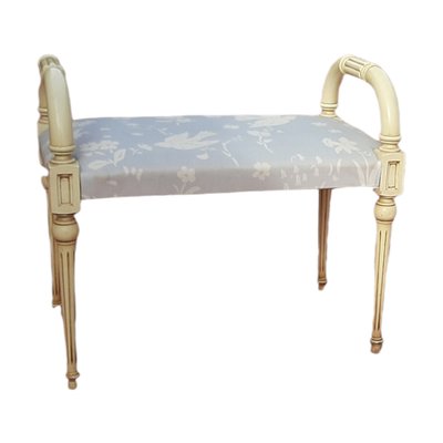 Mid-Century Italian Bench with Birds Motif-TCS-1324136