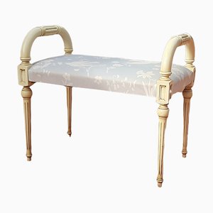 Mid-Century Italian Bench with Birds Motif-TCS-1324136