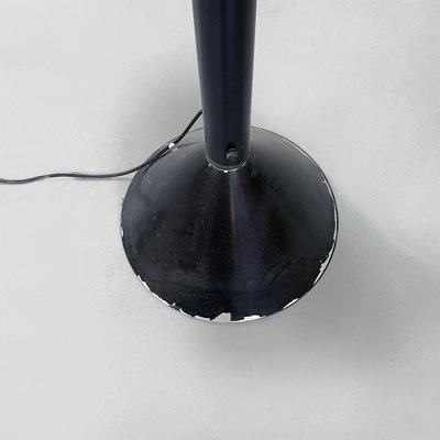 Mid-Century Italian Black Steel Callimaco Floor Lamp by Sottsass for Artemide, 1980-GDD-1134828