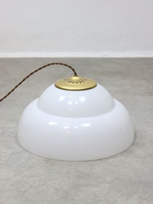 Mid-Century Italian Brass and Acrylic Glass Pendant Lamp-HGJ-1757168