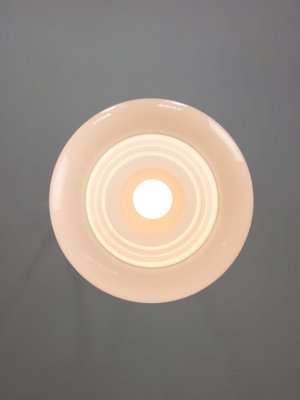 Mid-Century Italian Brass and Opaline Pendant Lamp, 1950s-HGJ-1757211