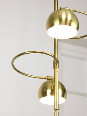 Mid-Century Italian Brass Chandelier, 1960s-HGJ-1761586