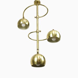 Mid-Century Italian Brass Chandelier, 1960s-HGJ-1761586