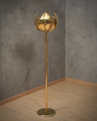 Mid-Century Italian Brass Floor Lamp, 1940s-UH-1790881