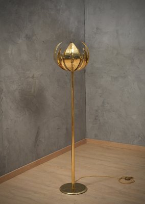 Mid-Century Italian Brass Floor Lamp, 1940s-UH-1790881