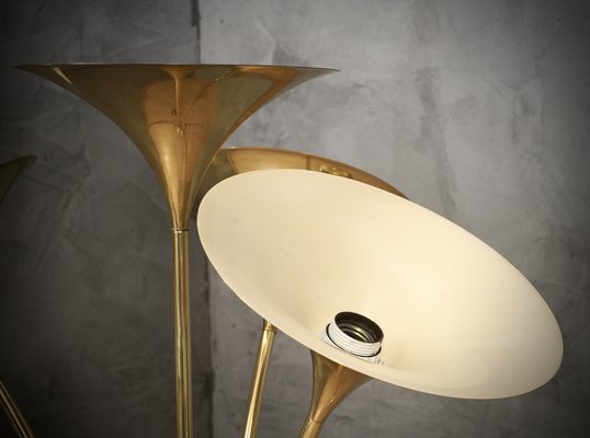 Mid-Century Italian Brass Floor Lamp, 1970s-UH-1819496