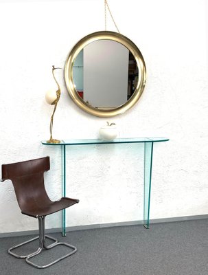 Mid-Century Italian Brass Narciso Mirror by Sergio Mazza for Artemide, 1960s-JDR-1125947