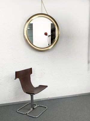 Mid-Century Italian Brass Narciso Mirror by Sergio Mazza for Artemide, 1960s-JDR-1125947