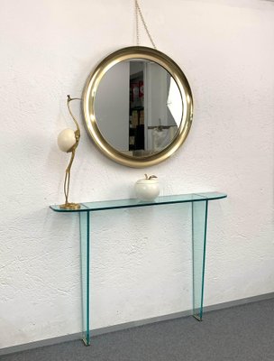 Mid-Century Italian Brass Narciso Mirror by Sergio Mazza for Artemide, 1960s-JDR-1125947