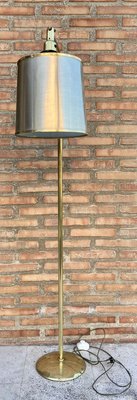 Mid-Century Italian Brass Pendant Floor Lamp, 1960s-NOU-807107