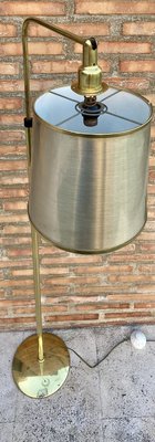 Mid-Century Italian Brass Pendant Floor Lamp, 1960s-NOU-807107