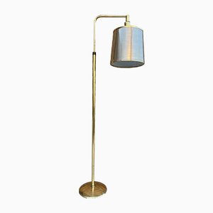 Mid-Century Italian Brass Pendant Floor Lamp, 1960s-NOU-807107