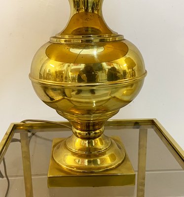 Mid-Century Italian Brass Table Lamp, 1960s-YUW-647218