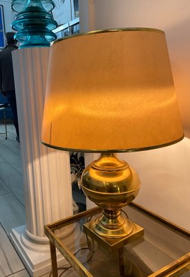 Mid-Century Italian Brass Table Lamp, 1960s-YUW-647218