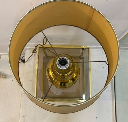 Mid-Century Italian Brass Table Lamp, 1960s-YUW-647218