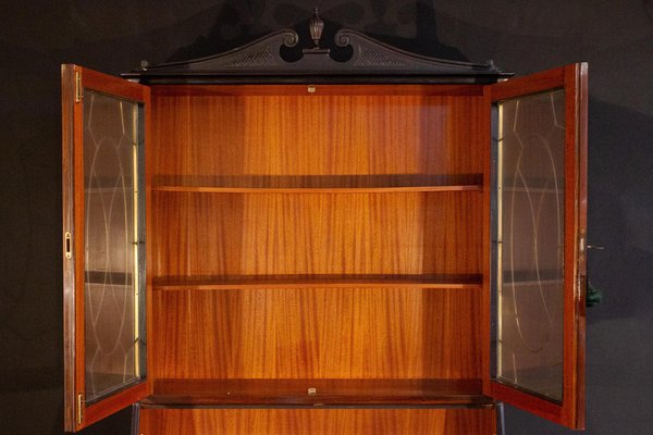 Mid-Century Italian Cabinet Bookcase, 1950s-MBH-1032453