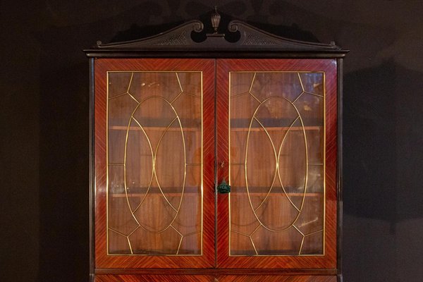 Mid-Century Italian Cabinet Bookcase, 1950s-MBH-1032453