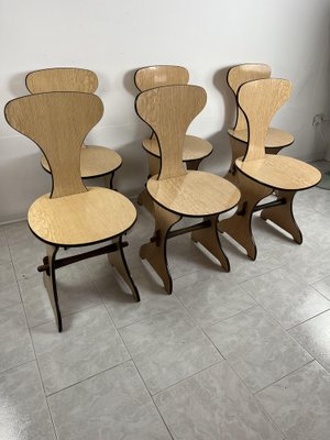 Mid-Century Italian Chairs, 1960s, Set of 6-YST-1821118