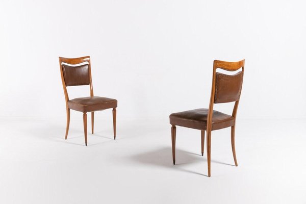 Mid-Century Italian Chairs from Vittorio Dassi, 1950s-KMC-1349202