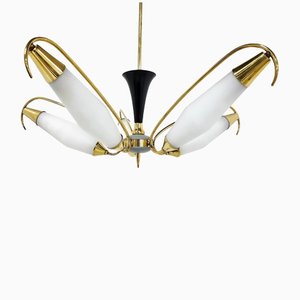 Mid-Century Italian Chandelier, 1960s-IRH-1186886