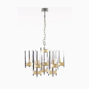 Mid-Century Italian Chandelier by Gaetano Sciolari, 1960s-FK-564206