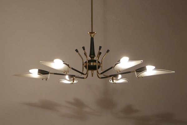 Mid-Century Italian Chandelier from Stilnovo, 1957-MTX-1748679