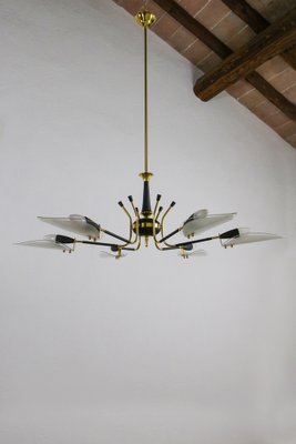 Mid-Century Italian Chandelier from Stilnovo, 1957-MTX-1748679