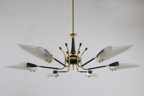 Mid-Century Italian Chandelier from Stilnovo, 1957-MTX-1748679