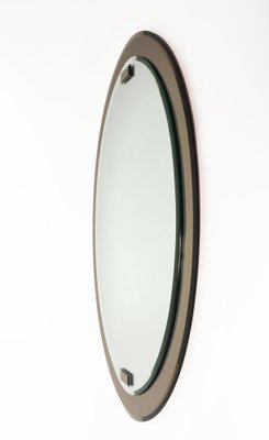 Mid-Century Italian Crystal Wall Mirror, 1960s-JDR-1126086