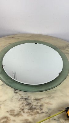 Mid-Century Italian Curved Mirror in the style of Max Ingrand, 1960s-YST-1821087