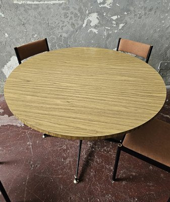 Mid-Century Italian Design Dining Table & Chairs, Set of 5-WPE-2023751