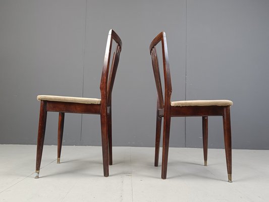 Mid-Century Italian Dining Chairs, 1950s, Set of 6-IRH-2027059