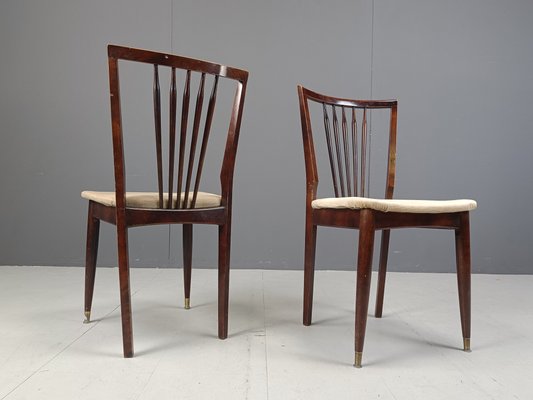 Mid-Century Italian Dining Chairs, 1950s, Set of 6-IRH-2027059