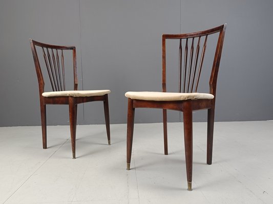 Mid-Century Italian Dining Chairs, 1950s, Set of 6-IRH-2027059