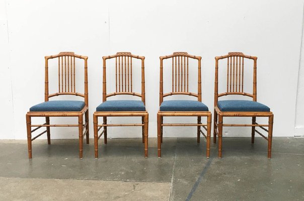 Mid-Century Italian Dining Chairs from Giorgetti, Set of 4-UAH-809987