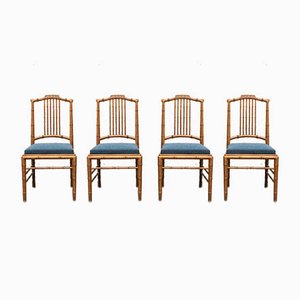 Mid-Century Italian Dining Chairs from Giorgetti, Set of 4-UAH-809987