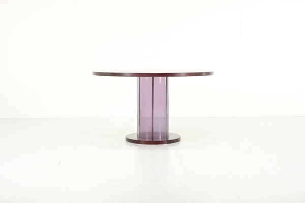 Mid-Century Italian Dining Table with Acrylic Glass Core, 1970s-JG-1796330